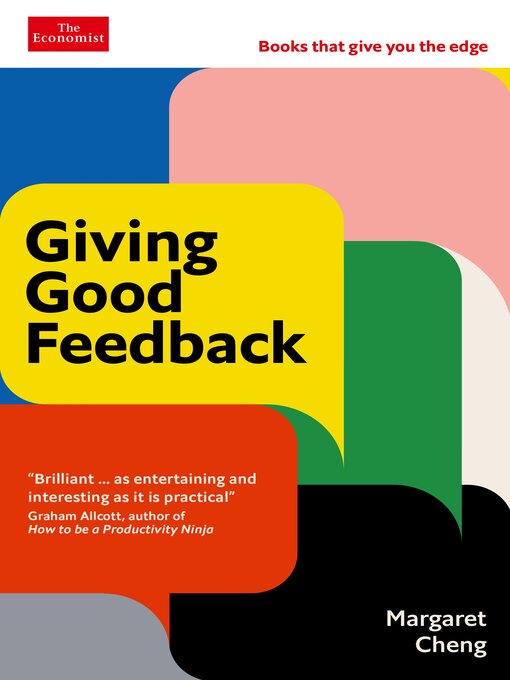 Title details for Giving Good Feedback by Margaret Cheng - Available